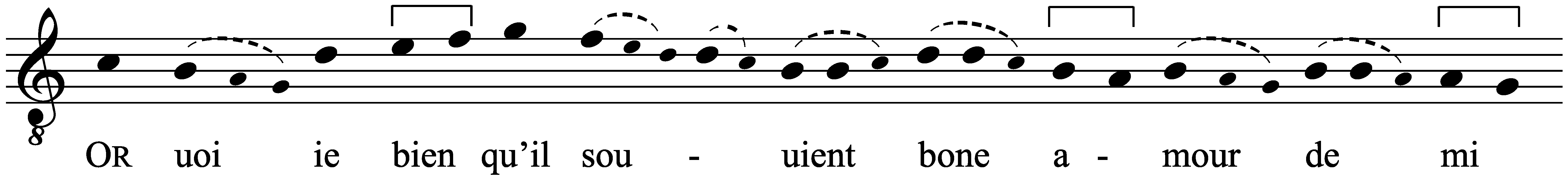 Work musical notation